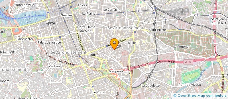 localisation de l'entreprise STEPAREDO à MARSEILLE