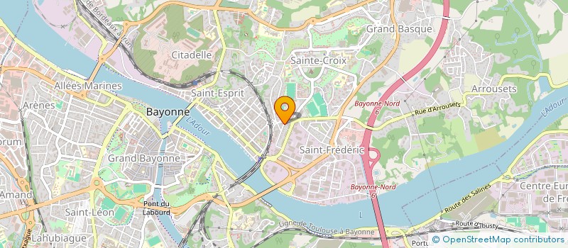 localisation de l'entreprise STEPAT à BAYONNE