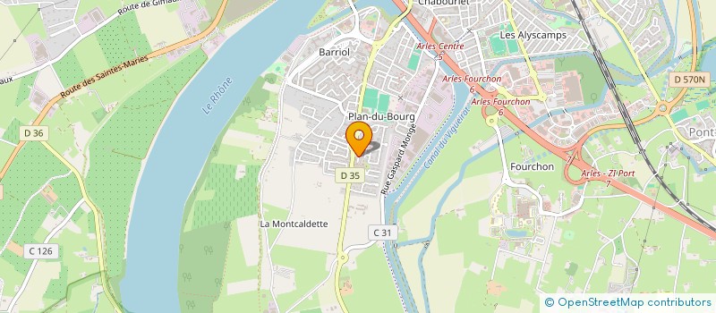 localisation de l'entreprise STEPAT à ARLES