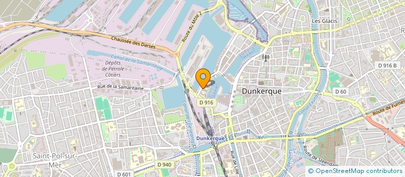 localisation de l'entreprise STEPE à DUNKERQUE