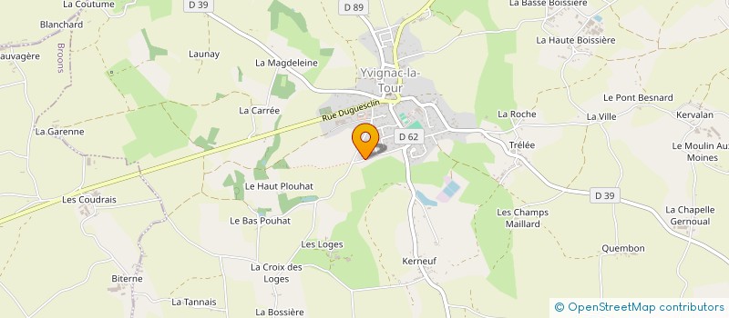 localisation de l'entreprise STEPH'ASSO  YVIGNAC-LA-TOUR