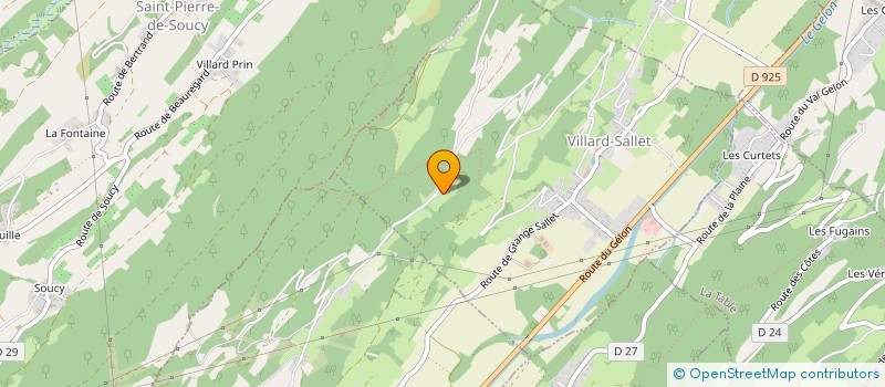 localisation de l'entreprise STEPH CADOUX IMMOBILIER  VILLARD-SALLET