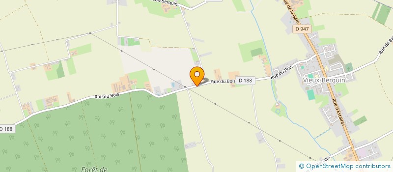 localisation de l'entreprise STEPH COUVERTURE à VIEUX-BERQUIN