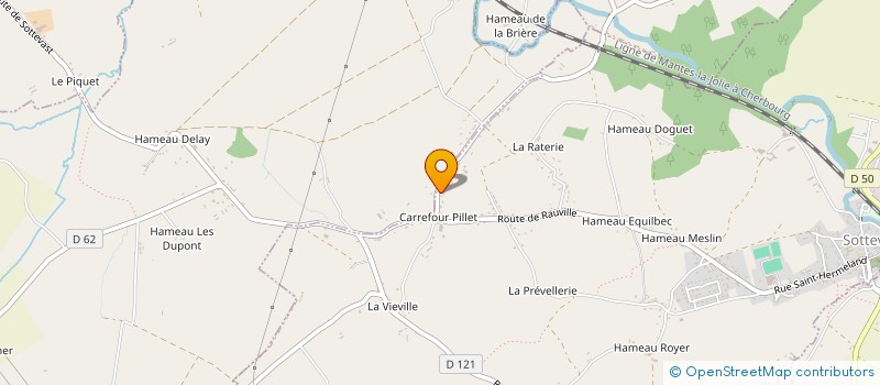 localisation de l'entreprise STEPH'HIVERNAGE PICAUVILLE  SOTTEVAST