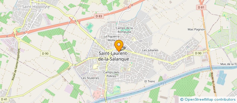 localisation de l'entreprise STEPH-IRENE  SAINT-LAURENT-DE-LA-SALANQUE