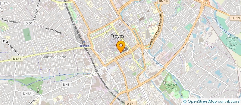 localisation de l'entreprise STEPHALEX à TROYES