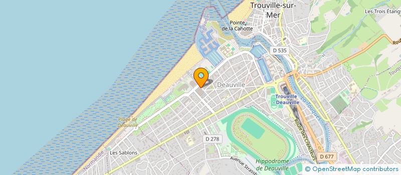 localisation de l'entreprise STEPHALEX  DEAUVILLE