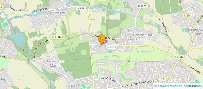 localisation de l'entreprise STEPHALEX  GUERMANTES