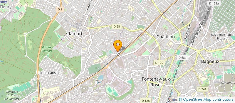 localisation de l'entreprise STEPHAM INVEST  CHATILLON