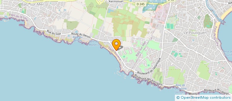 localisation de l'entreprise STEPHAN à BATZ-SUR-MER