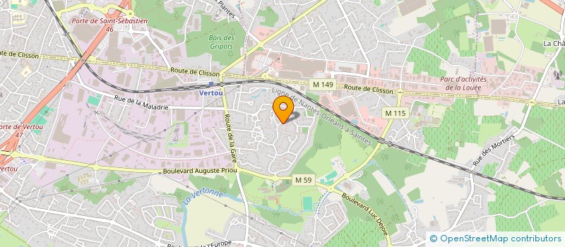 localisation de l'entreprise STEPHAN-BEAUVAIS IMMOBILIER à VERTOU