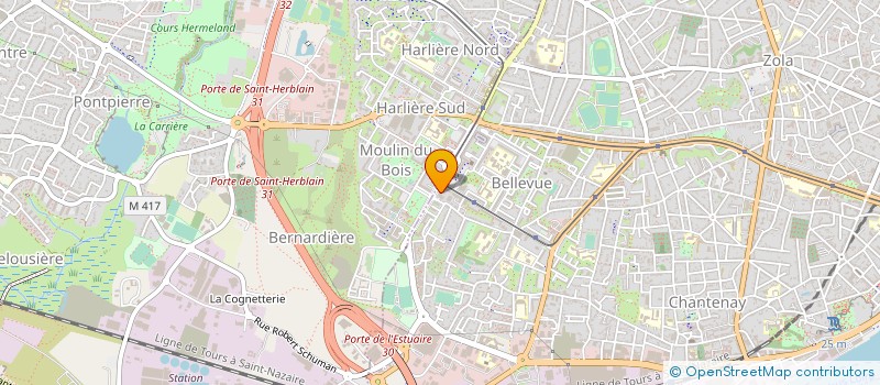 localisation de l'entreprise STEPHAN BOGHEN - JEAN-MARIE DIRIDOLLOU - PHILIPPE GACHET - FABIEN MORFOISSE - EMMANUEL MOULIN - CLAIRE PERRIER ... à NANTES