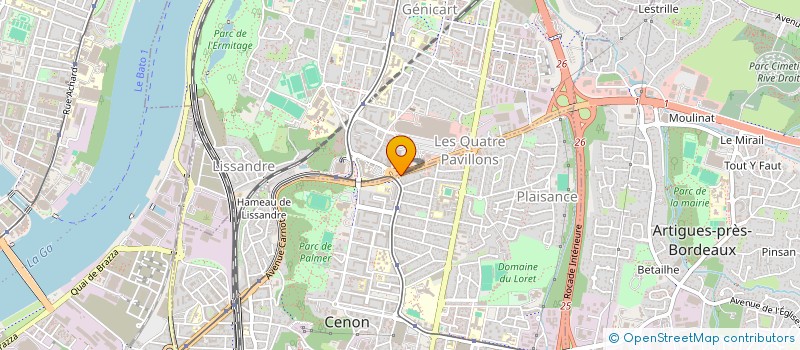 localisation de l'entreprise STEPHAN COWORK  CENON