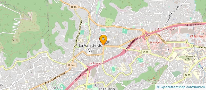 localisation de l'entreprise STEPHAN OSTRE & RENAUD CASTEL NOTAIRES ASSOCIES  LA VALETTE-DU-VAR