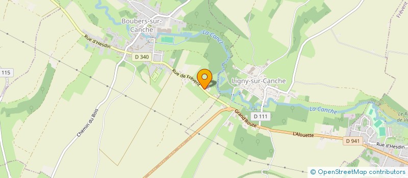 localisation de l'entreprise STEPHAN RECYCLAGE  BOUBERS-SUR-CANCHE