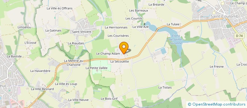 localisation de l'entreprise STEPHANE ALIX à SAINT-MELOIR-DES-ONDES