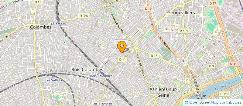 localisation de l'entreprise STEPHANE AMIOT CONSEIL à BOIS-COLOMBES