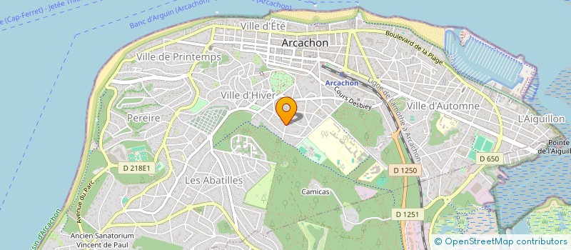 localisation de l'entreprise STEPHANE ANDRE CONSULTING  ARCACHON