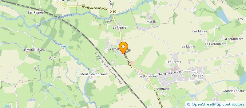 localisation de l'entreprise STEPHANE ANSEL FINANCES  PERREX