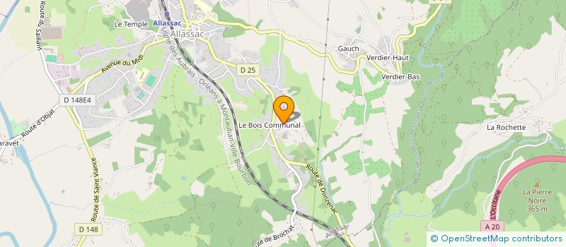 localisation de l'entreprise STEPHANE ATANGANA IMMOBILIER  ALLASSAC