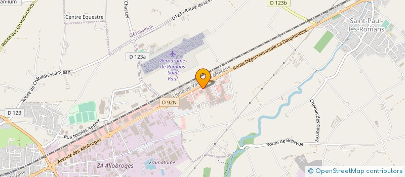 localisation de l'entreprise STEPHANE AUTO SERVICE  SAINT-PAUL-LES-ROMANS