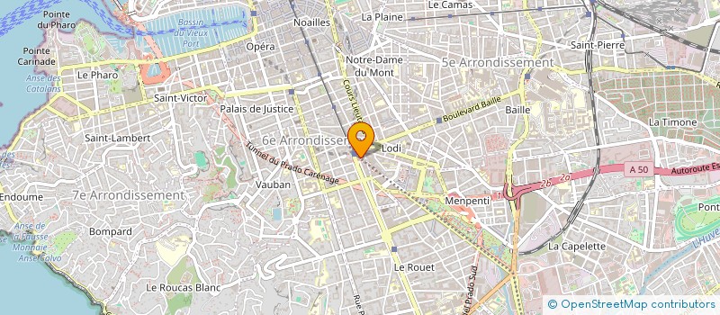 localisation de l'entreprise STEPHANE B à MARSEILLE