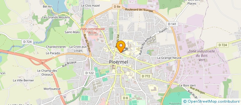 localisation de l'entreprise STEPHANE BARRE ET VIOLAINE TREMOLIERES-EVENO, HUISSIERS DE JUSTICE ASSOCIES,SOCIETE CIVILE PROFESSIONNELLE TITULAIRE D'  PLOERMEL