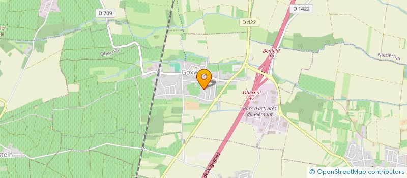 localisation de l'entreprise STEPHANE BAUER  GOXWILLER