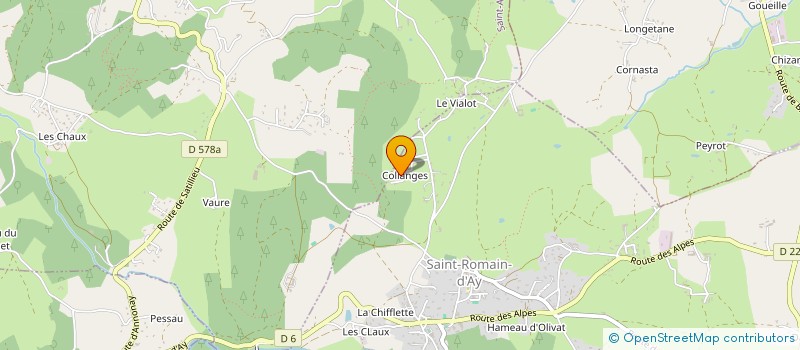 localisation de l'entreprise STEPHANE BETHON ELECTRICITE AUTOMATISME  SAINT-ROMAIN-D'AY