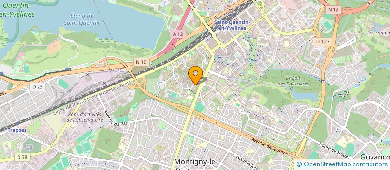 localisation de l'entreprise STEPHANE BOUILLET RECEPTIONS  MONTIGNY-LE-BRETONNEUX