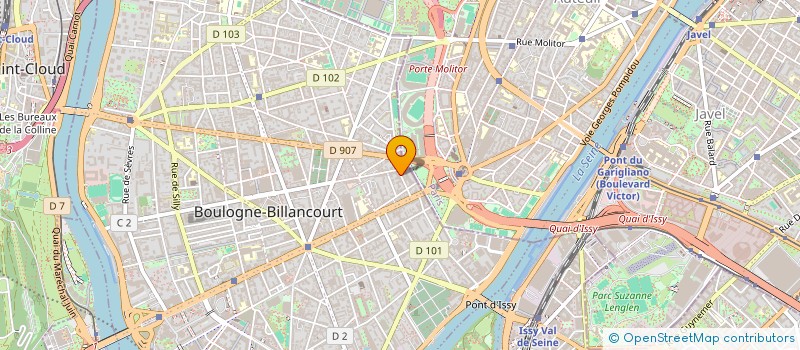 localisation de l'entreprise STEPHANE BOULLENGER IMMOBILIER à BOULOGNE-BILLANCOURT