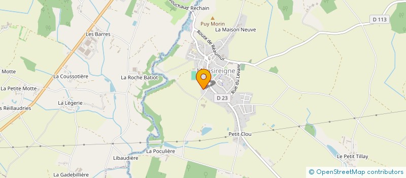localisation de l'entreprise STEPHANE BRAUD à MONSIREIGNE