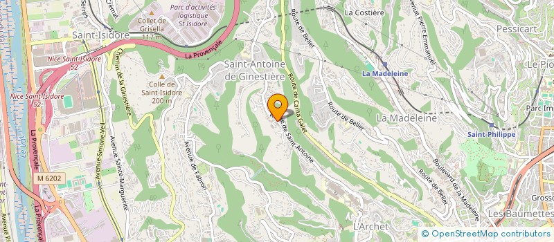 localisation de l'entreprise STEPHANE BRISSIAUD à NICE