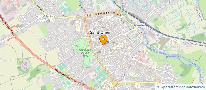 localisation de l'entreprise STEPHANE BRUNEAU  SAINT-OMER