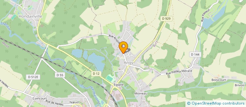 localisation de l'entreprise STEPHANE BURO SERVICES 60  ANGY