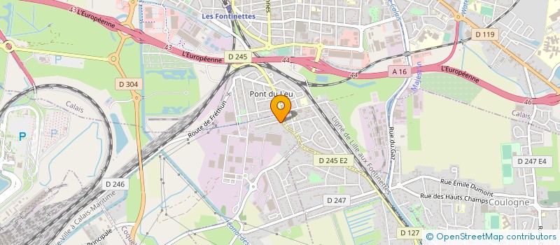 localisation de l'entreprise STEPHANE CAPE  COQUELLES