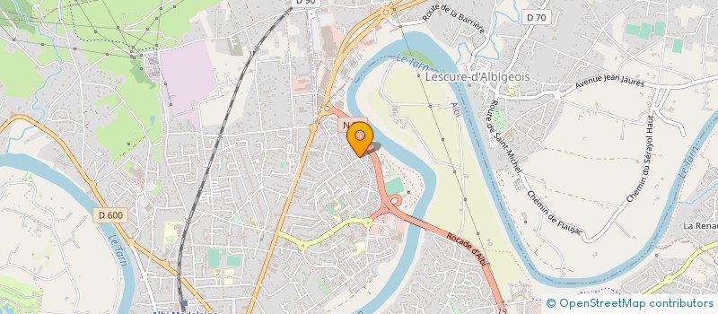 localisation de l'entreprise STEPHANE CARAYON à ALBI