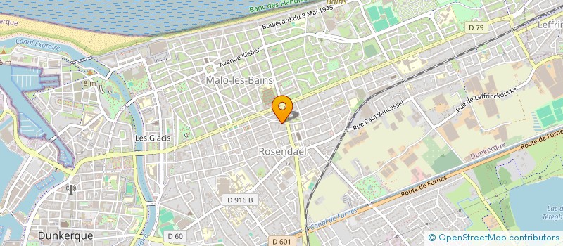 localisation de l'entreprise STEPHANE CARLE à DUNKERQUE