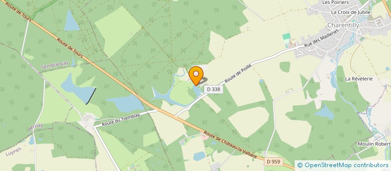 localisation de l'entreprise STEPHANE CHAFFAUD HORSES  CHARENTILLY