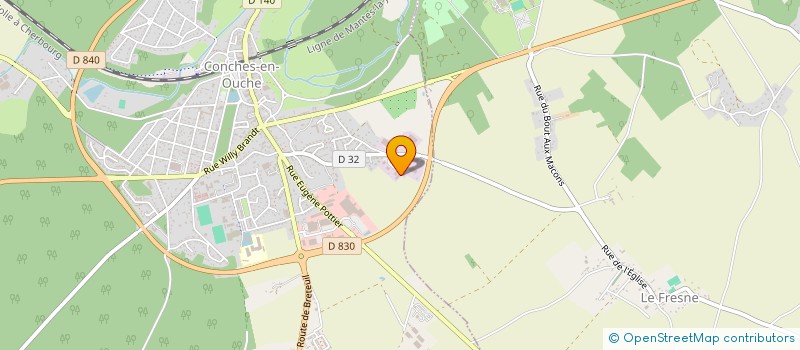 localisation de l'entreprise STEPHANE COESNON  CONCHES-EN-OUCHE