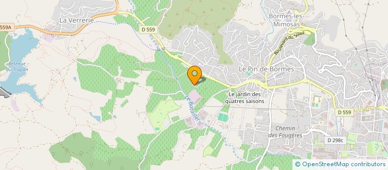 localisation de l'entreprise STEPHANE COUE à BORMES-LES-MIMOSAS