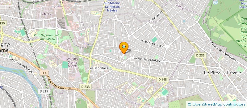 localisation de l'entreprise STEPHANE DEMENAGEMENT à CHAMPIGNY-SUR-MARNE