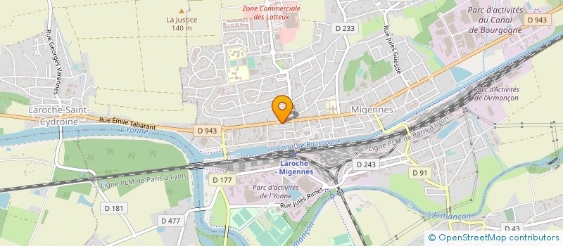 localisation de l'entreprise STEPHANE DROUET NOTAIRE  MIGENNES