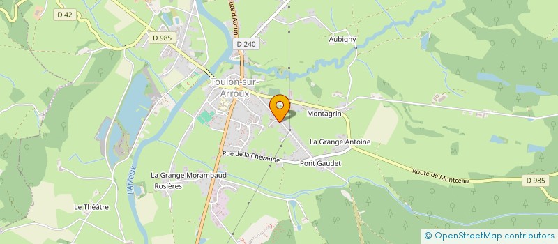 localisation de l'entreprise STEPHANE DUCHENE DEVELOPPEMENT  TOULON-SUR-ARROUX