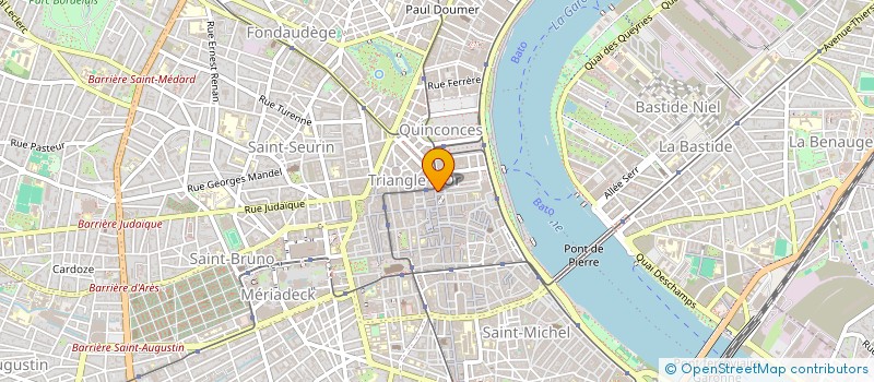 localisation de l'entreprise STEPHANE DUQUESNOY, MARIE LABORDE-LATOUCHE, JULIA BARBE-DUQUESNOY, NOTAIRES ASSOCIES  BORDEAUX