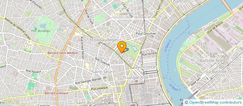 localisation de l'entreprise STEPHANE ET OLIVIER FOUQUET  BORDEAUX