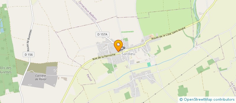 localisation de l'entreprise STEPHANE FLUXA  SARDIEU