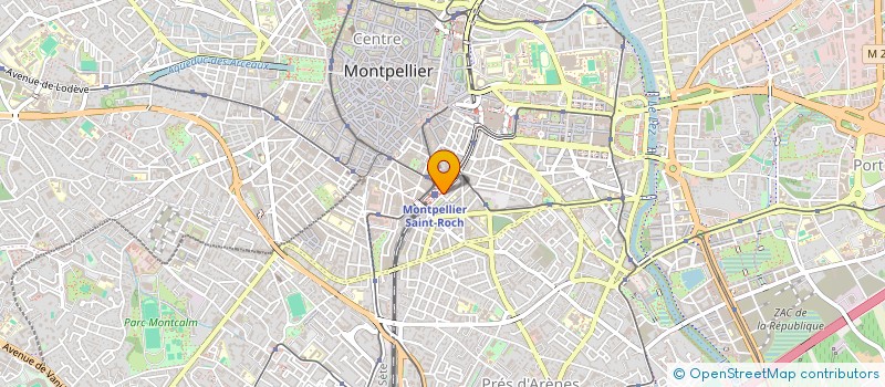 localisation de l'entreprise STEPHANE FONTALIRANT à MONTPELLIER