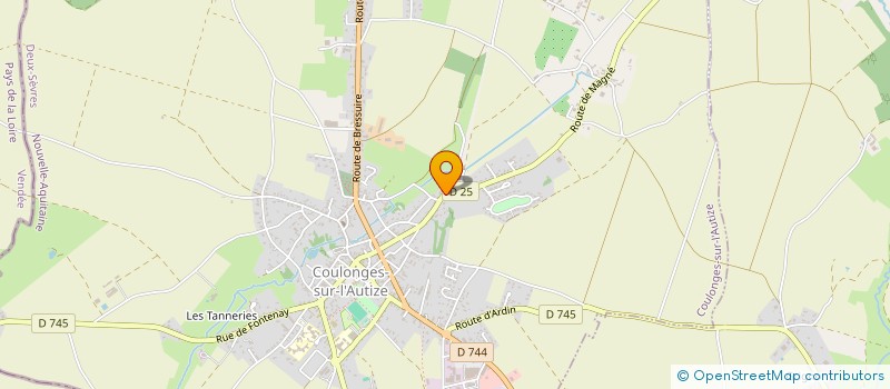 localisation de l'entreprise STEPHANE FOREAU NEGOCE à COULONGES-SUR-L'AUTIZE
