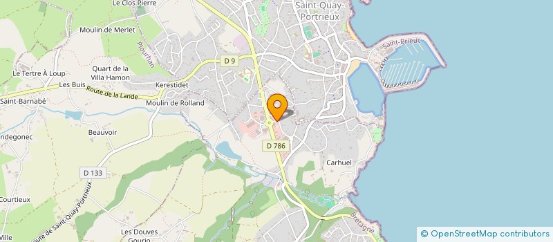 localisation de l'entreprise STEPHANE FRETIGNE ET NICOLAS BOSQUET, NOTAIRES ASSOCIES  BINIC-ETABLES-SUR-MER